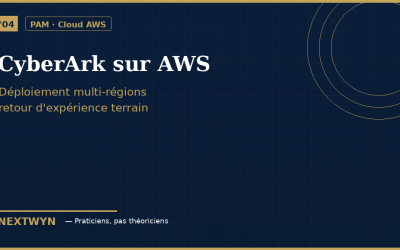 CyberArk sur AWS multi-régions : architecture