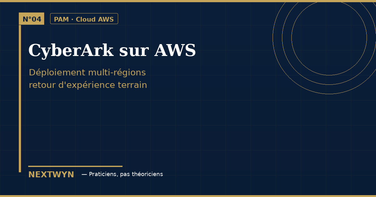 déploiement CyberArk AWS