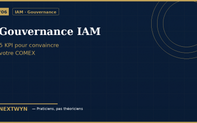 Gouvernance IAM : 5 KPI que votre COMEX