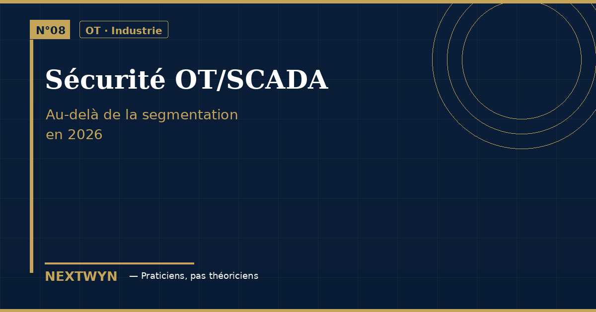 sécurité OT SCADA identités